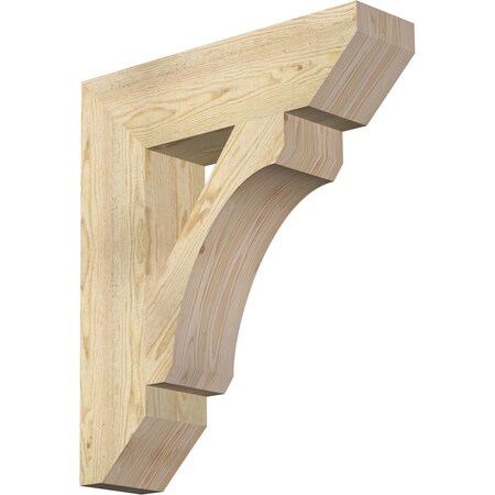 Ekena Millwork Legacy Slat Rough Sawn Bracket, Douglas Fir, 6"W x 24"D x 28"H BKT06X24X28LEC06RDF